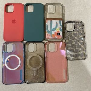 Lot of IPhone 12/12 pro cell phone cases